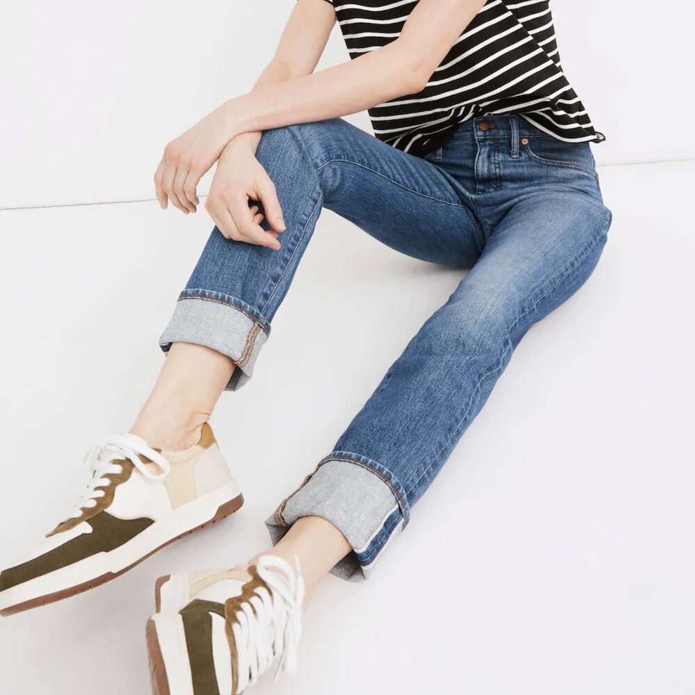Madewell Tomboy Straight Selvedge Edition Jeans in Galewood Wash Women's size 25